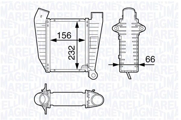 MAGNETI MARELLI Starpdzesētājs 351319202450